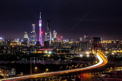 广州城市风光夜色高清图片下载 正版图片500614091 摄图网