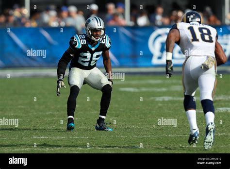 Carolina Panthers Cornerback Daryl Worley 26 During The First Half Of An Nfl Football Game