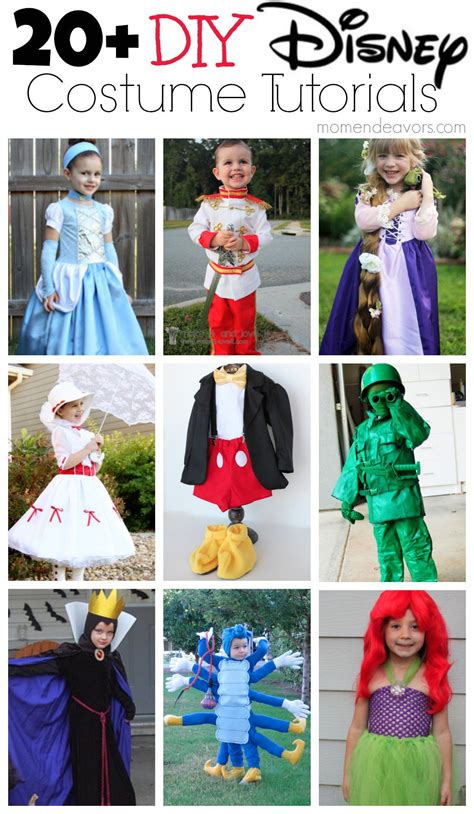 20 DIY Disney Costume Tutorials Via Momendeavors Com Disney