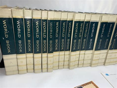The World Book Encyclopedia 1971 Complete Set With Year Books Etsy