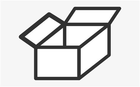 Black Box Outline Png The Image Is Png Format With A Clean