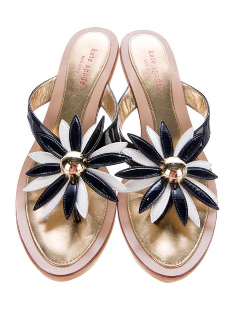 Kate Spade New York Floral Embellished Sandals Shoes Wka62882 The