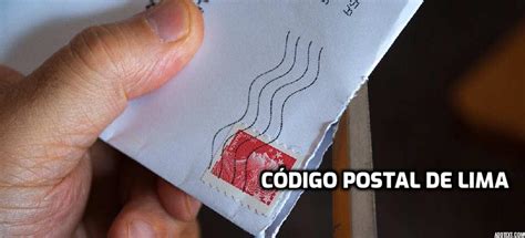 Codigo Postal De Lima Perú Códigos Postales De Lima