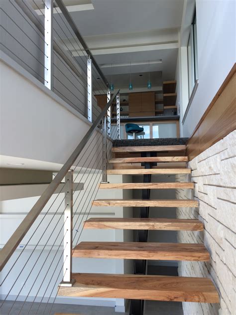 It is possible to create a loft conversion of your respective personal likes in decoration, with ornamental elements of wood, metal and other material easy to install that may increase the associated with your home as well. staircase railing with stainless steel cable