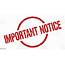 Important Notice Stamp Stock Illustration  Download Image Now IStock
