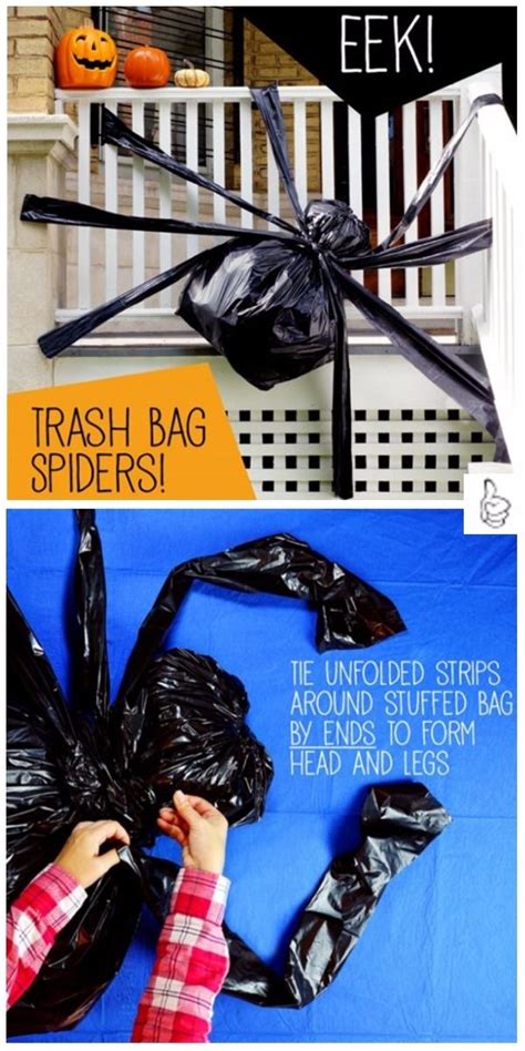 Diy Trash Bag Halloween Decoration Ideas Andtutorials Homemade