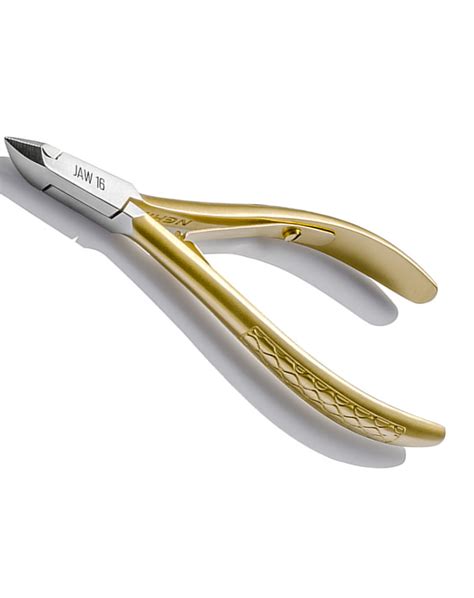 gold luxury cuticle nipper evo 03 stainless steel nghia nippers usa