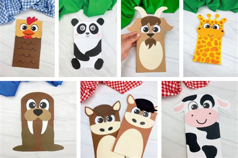 Paper Bag Cow Puppet Craft With Free Printable Template 49 Off