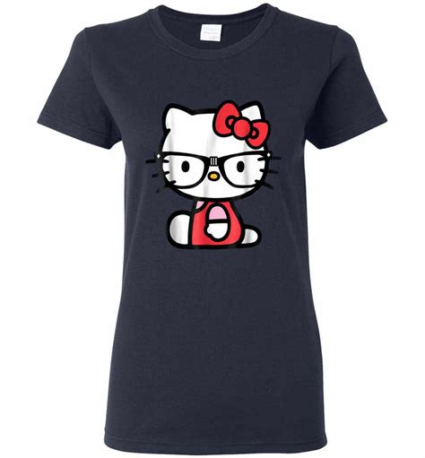 Hello Kitty Nerd Glasses Womens T Shirt Inktee Store