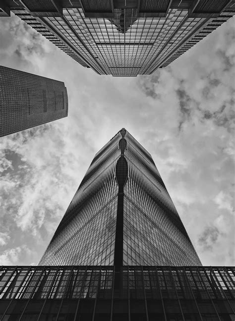 Grayscale Photo Of High Rise Building Photo Free Grey Image On Unsplash