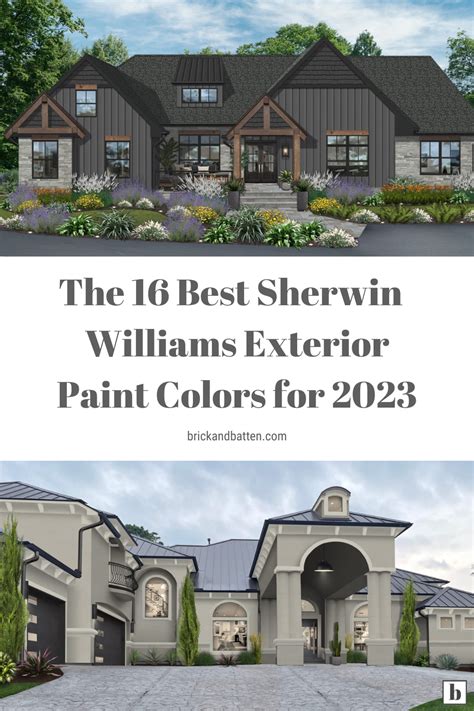 The 16 Best Sherwin Williams Exterior Paint Colors For 2023 In 2023