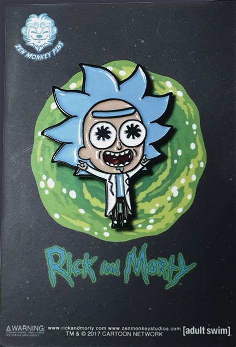 Jun178352 Rick And Morty Pocket Tiny Rick Lapel Pin Previews World
