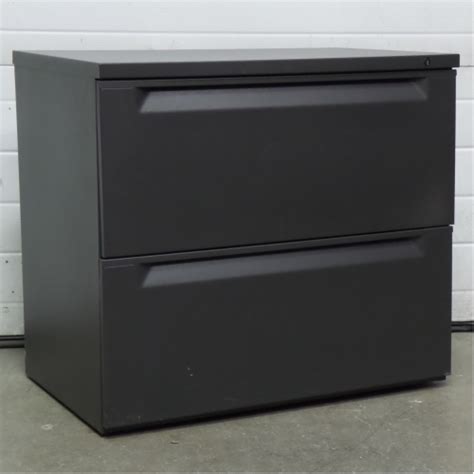 herman miller grey  drawer   lateral file cabinet