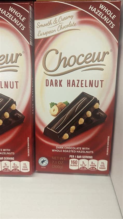 Amazon Com Choceur Dark Hazelnut Smooth Creamy European Chocolate
