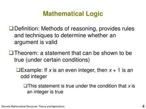 Ppt Lecture 2 Foundations Mathematical Logic Powerpoint