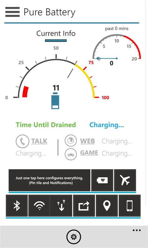 Pure Battery Indicator Pro For Windows 10 Mobile