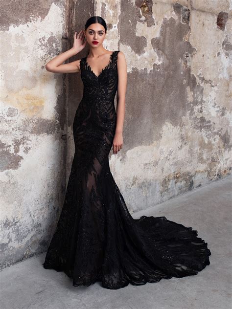 Wedding Dresses With Black Lace Of The Decade Learn More Here Greewedding