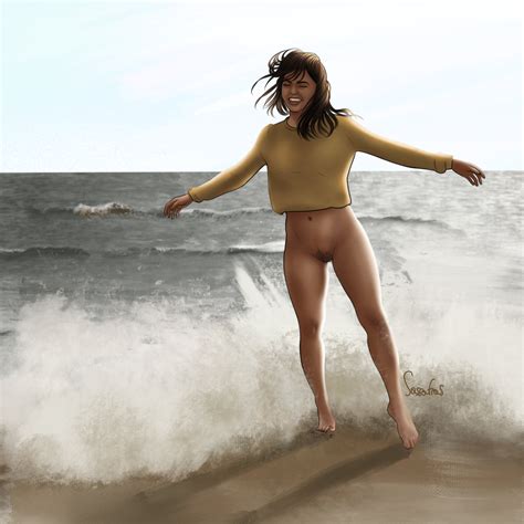 Clara Oswald At The Beach Doctor Who By Sassafras Hentai Foundry