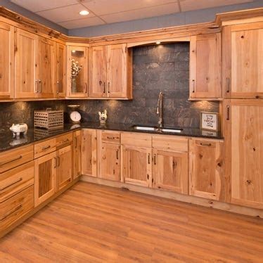Hickory cabinets are known for the natural wood tone. Carolina Hickory Kitchen Cabinets | Shop Carolina Hickory ...