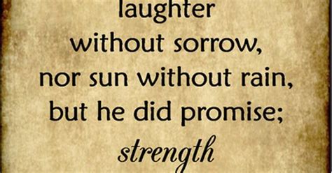 Every day we present the best quotes! God didn't promise days without pain, laughter without sorrow, nor | Quotes at Repinned.net