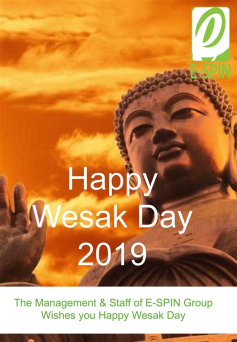 Happy wesak day 2019 please subscribe & click the bell notification button: E-SPIN Greetings For Happy Wesak Day 2019 | E-SPIN Group