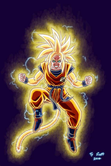 Super Saiyan Son Goku By Tyzilla33191 On Deviantart