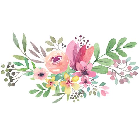 Flower Art Watercolor Png