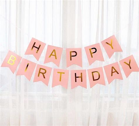 Buy Party Propz Pink Happy Birthday Banner For Birthday Decoration