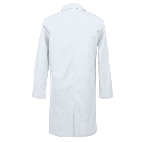 Personalized Embroidered Mens Lab Coat White Tailors Uniform