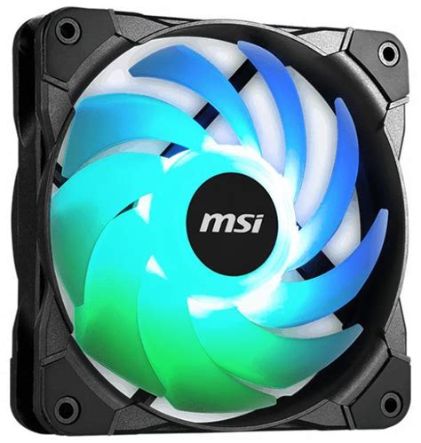 Buy Msi Mag Max F12a 3 120mm Addressable Rgb Fan 3 Pack Cooling