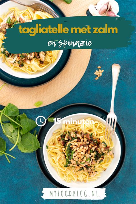 Tagliatelle Met Zalm Spinazie En Zongedroogde Tomaat Artofit