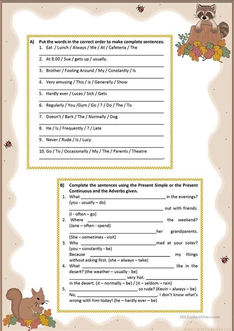 Adverbs Of Frequency English Esl Worksheets Adverbs Elementary