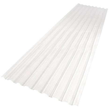 Clear Corrugated Polycarbonate Roof Panel Home Depot