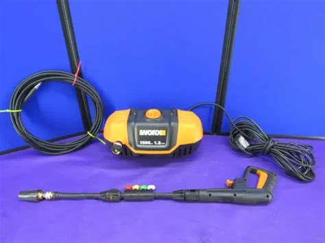 WORX WG Max PSI GPM A Electric Pressure Washer Black Orange PicClick