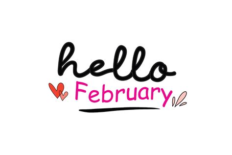 Hello February Graphic By Wienscollection · Creative Fabrica