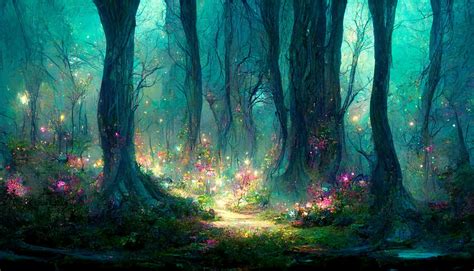 Top 48 Imagen Magical Forest Background Hd Vn