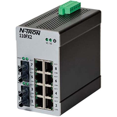 Red Lion N Tron N Tron Unmanaged Industrial Ethernet Switch 10 Port