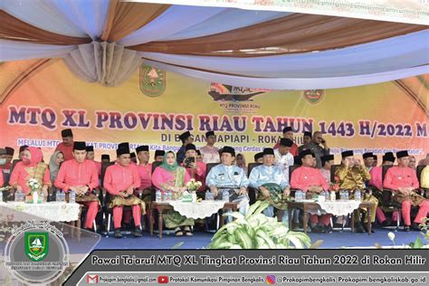 Pawai Taaruf Mtq Xl Tingkat Provinsi Riau Tahun 2022 Di Rokan Hilir