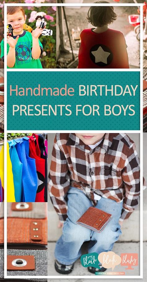 Don't miss this cute bunny confetti birthday party! Handmade Birthday Presents for Boys