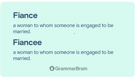 Fiance Vs Fianceé—which Is Correct Grammar Examples Grammarbrain