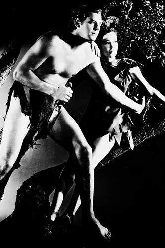 MAUREEN O SULLIVAN JOHNNY Weissmuller Tarzan The Ape Man 11x17 Mini