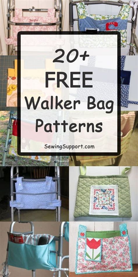Over 20 Free Walker And Wheelchair Bag And Tote Sewing