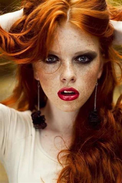 Ravishing Ruby Red Haired Vixens Beautiful Freckles Beautiful Red