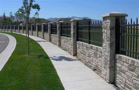 Beautiful Stone Fencing Ideas For Your House Keep It Relax
