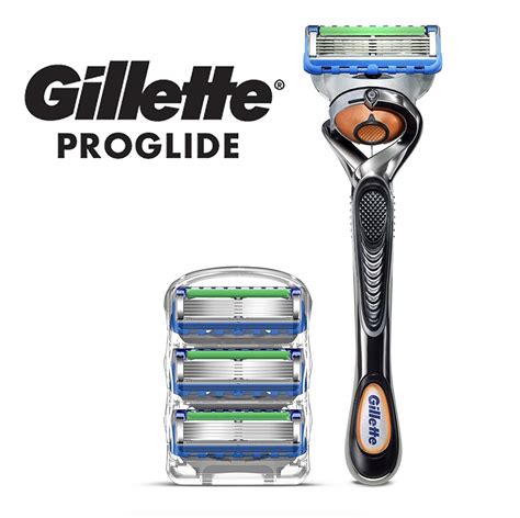 gillette proglide men s razor handle 4 blade refills only 9 99