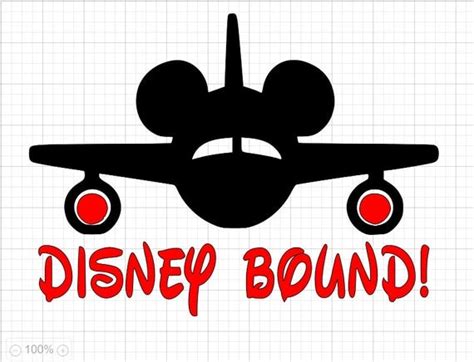 Disney Bound SVG PDF EPS Dxf & Studio 3 Cut Files
