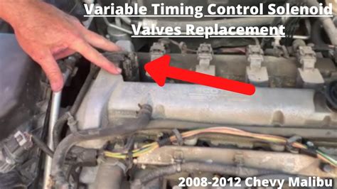 How To Replace Variable Timing Control Solenoid Valves Chevy Malibu YouTube