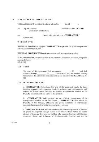 A sample master services agreement for technology companies to use with clients to set clear legal responsibilities and boundaries in formal contracts for computer services, and hardware and software implementations. 50+ SAMPLE Service Contract Templates in PDF | MS Word | Excel