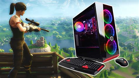 Playing Fortnite On Pc My New Cyberpowerpc Youtube
