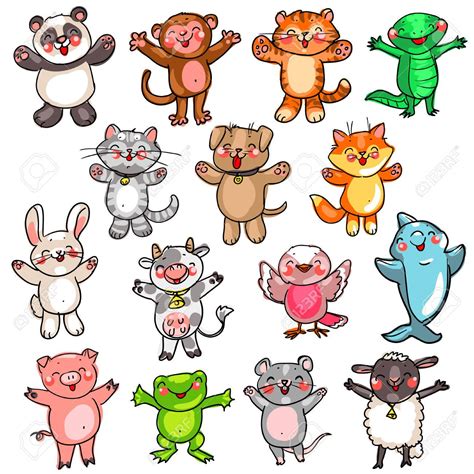 Baby Animal Cartoon Images Clipart Free Download On